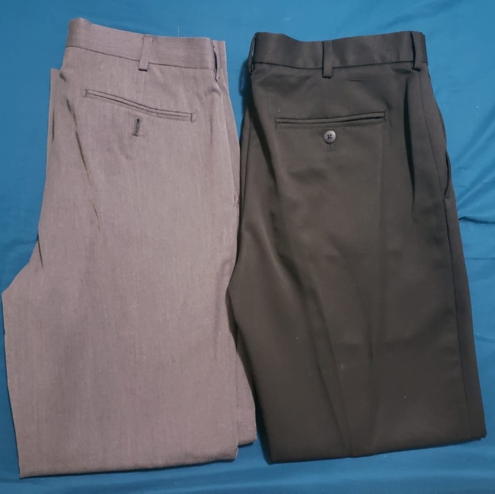 2 VAN-HEUSEN DRESS PANTS